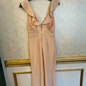 Lulus pale pink- floor length (black tie) dress